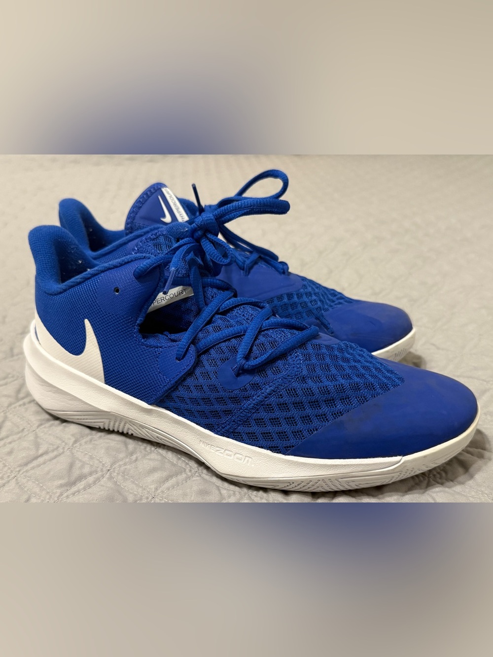 Nike HyperSpeed Court Mens 8.5 Womens 10 Shoes Blue White Volleyball CI2964-410